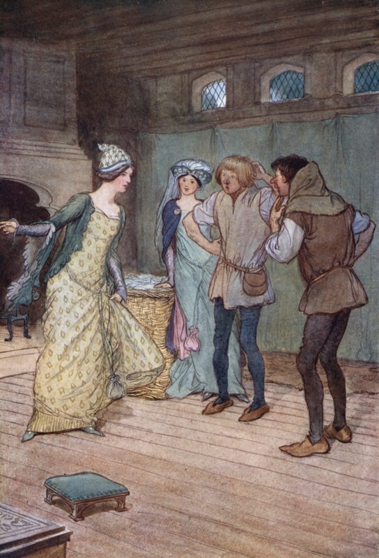 Illustration for The Merry Wives of Windsor by Hugh Thomson