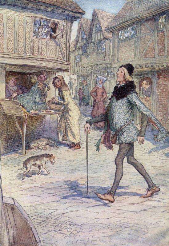 Illustration for The Merry Wives of Windsor by Hugh Thomson