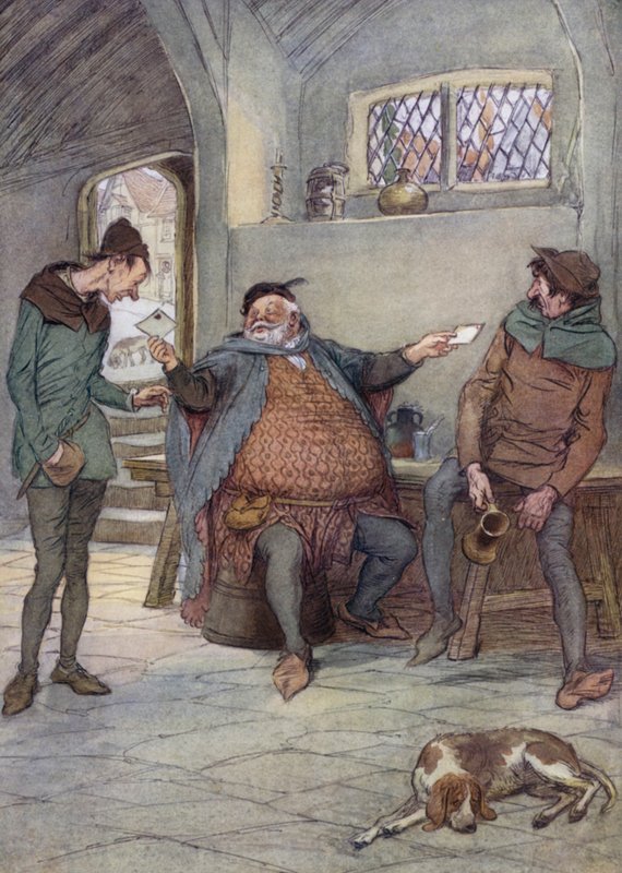 Illustration for The Merry Wives of Windsor by Hugh Thomson