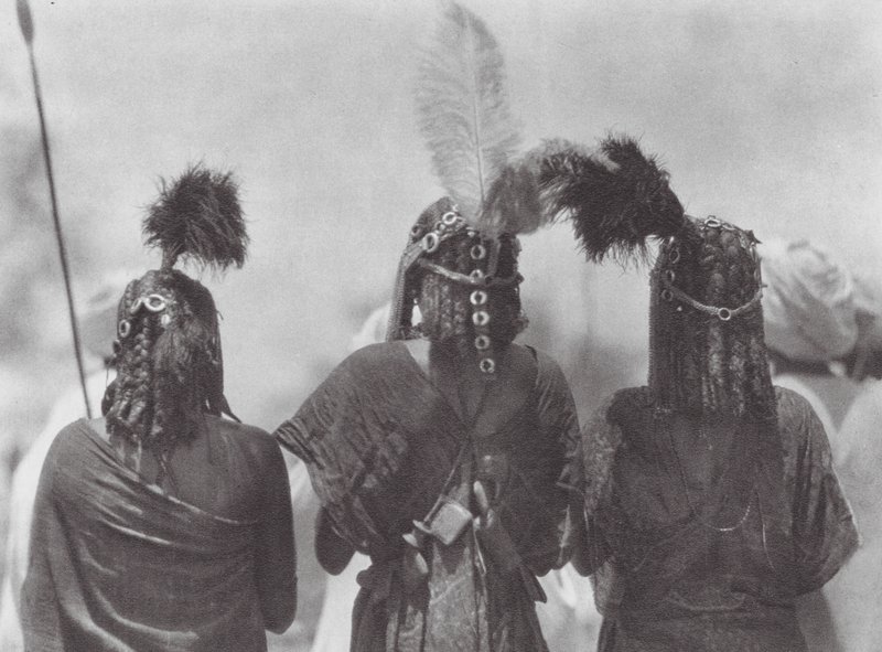 Africa: Aulad Hamid head-dress by Hugo Adolf Bernatzik