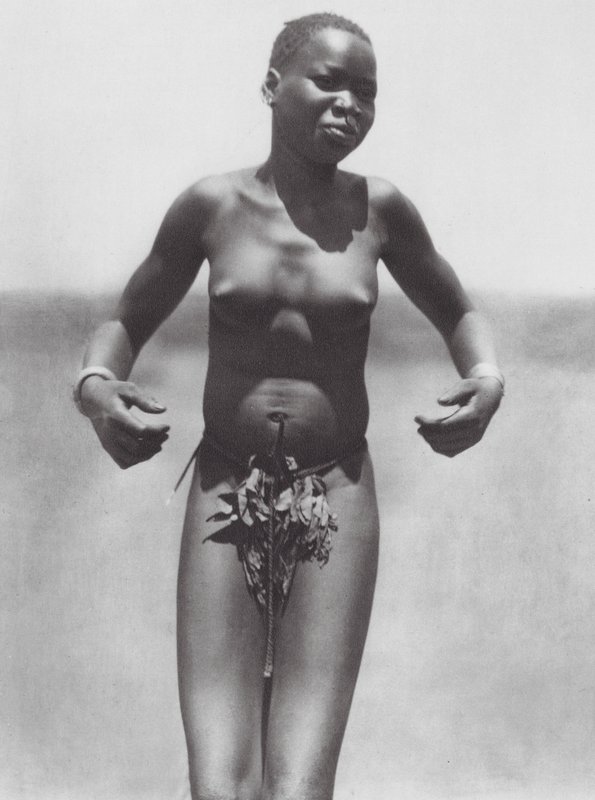 Africa: Dancing Girl, Eastern Djur by Hugo Adolf Bernatzik