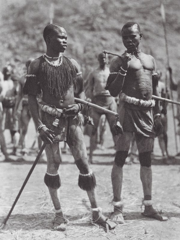 Africa: Nuba rattle-dancers by Hugo Adolf Bernatzik