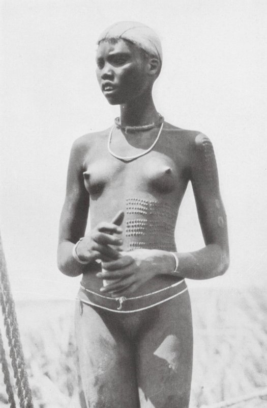 Nuer Girl by Hugo Adolf Bernatzik