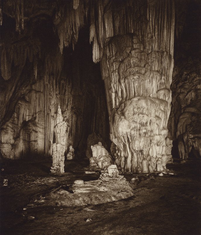Mexico: Stalactite caves of Cacahuamilpa, Guerrero State by Hugo Brehme