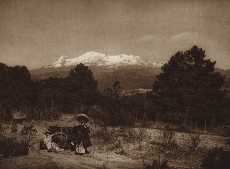 Mexico: Iztaccihuatl by Hugo Brehme