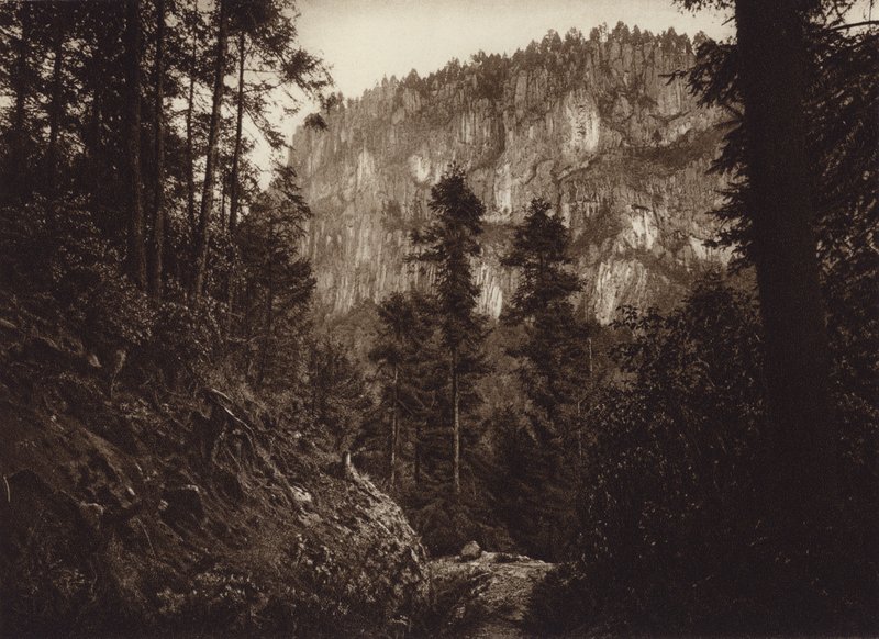 Mexico: La Canada, Contreras, D.F. by Hugo Brehme