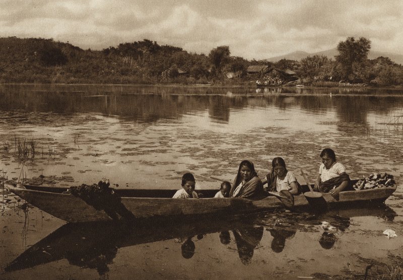 Mexico: Patzcuaro Lagoon by Hugo Brehme