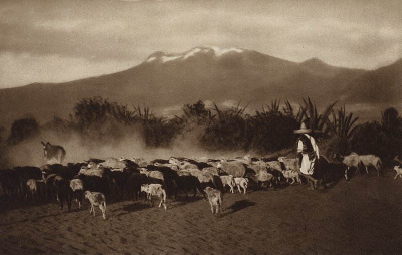 Mexico: The surroundings of Amecameca by Hugo Brehme