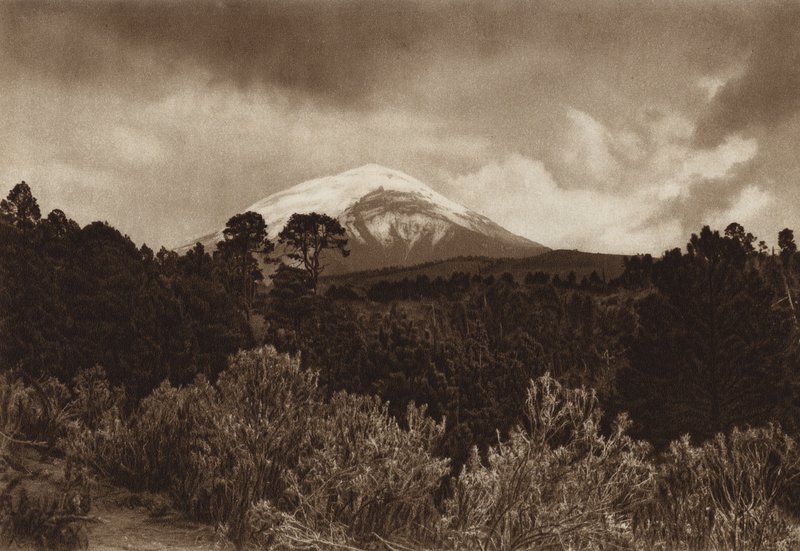 Mexico: Popocatepetl by Hugo Brehme