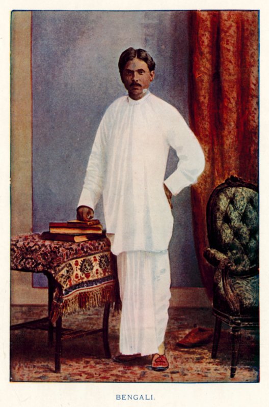 Indian Natives: Bengali (colored photo) by Indian photographer