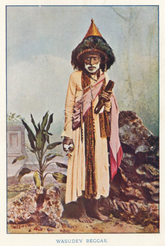 Indian Natives: Wasudev Beggar by Indian photographer