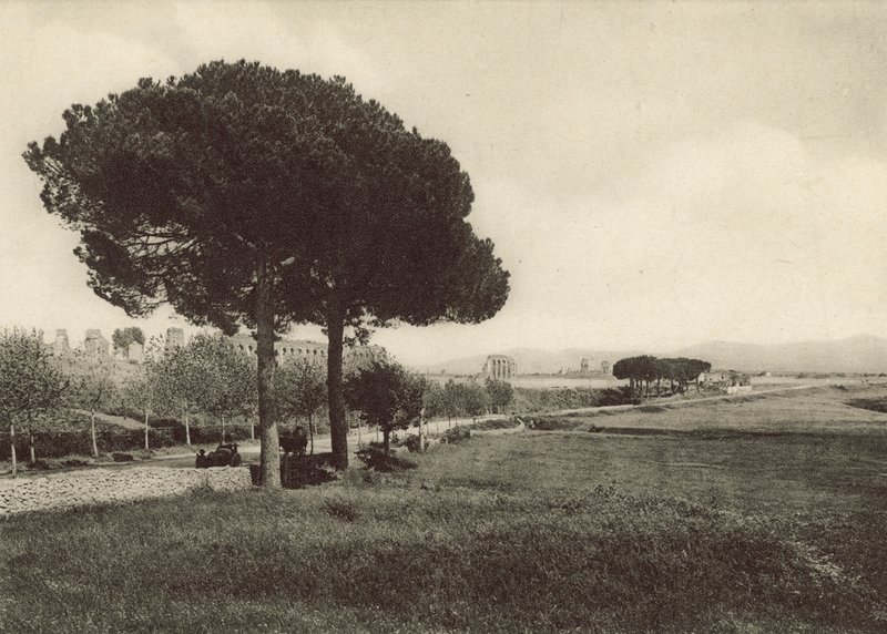 Aqueduct of Claudius on the new Appian Way by Italian Photographer