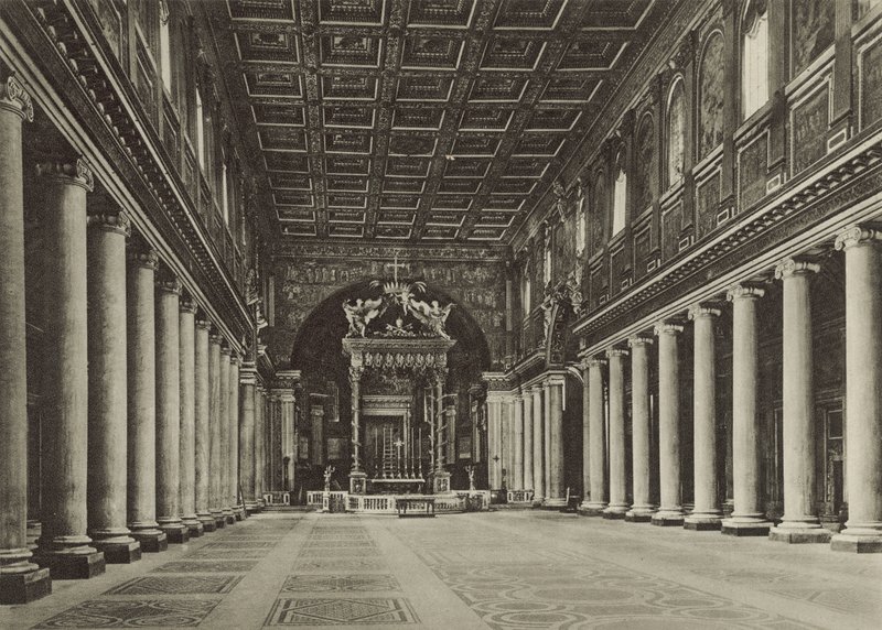 Basilica of St. Mary Major, Inside by Italian Photographer