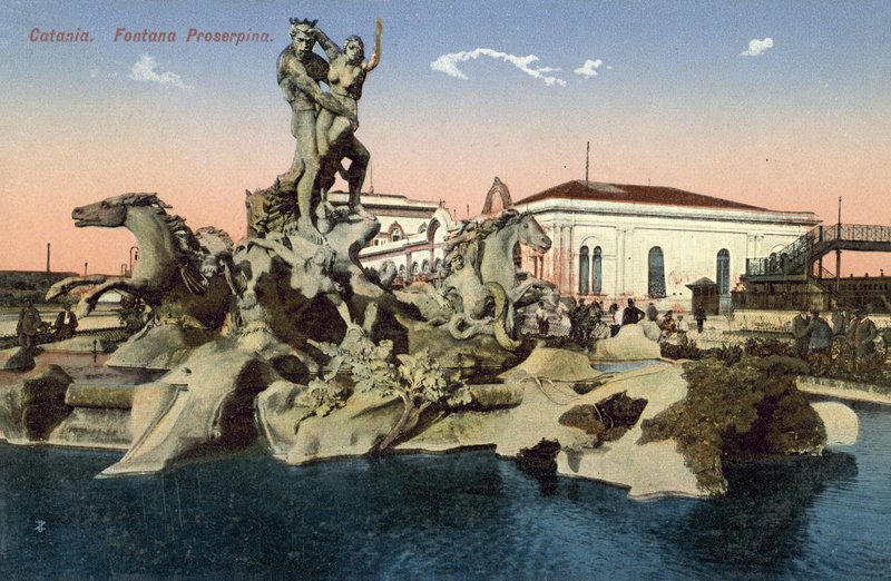 Catania, Italy, Fontana Proserpina by Italian Photographer