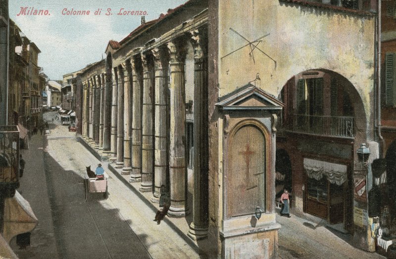 Columns of San Lorenzo, Milan by Italian Photographer