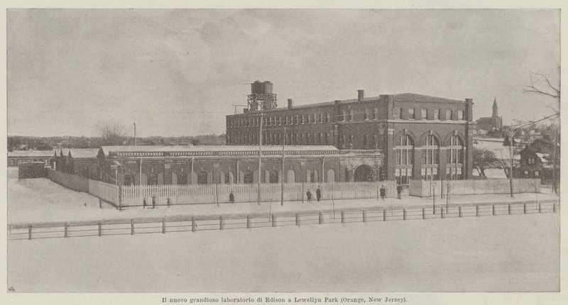 The New Grand Laboratory of Edison at Lewellyn Park (Orange, New Jersey) by Italian Photographer