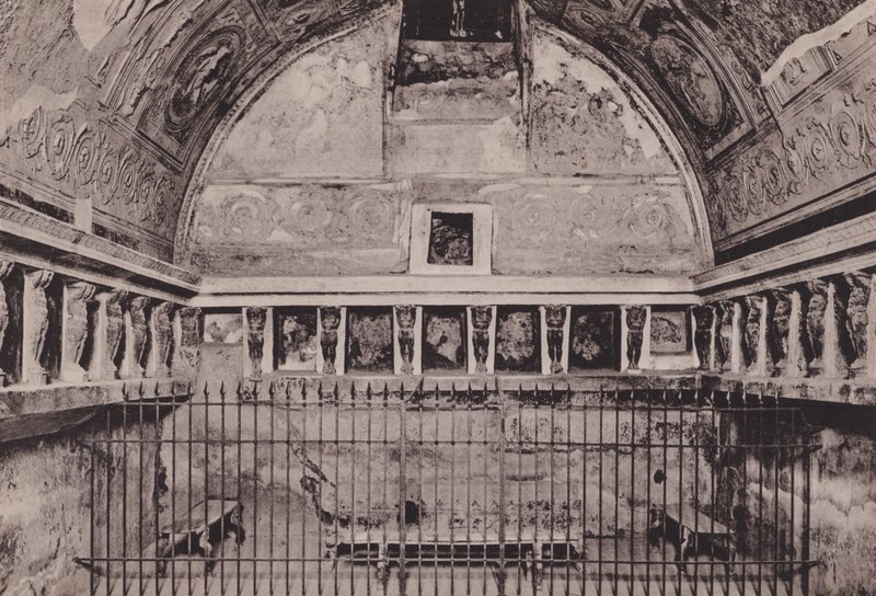 Interior of the Baths of the Forum by Italian Photographer