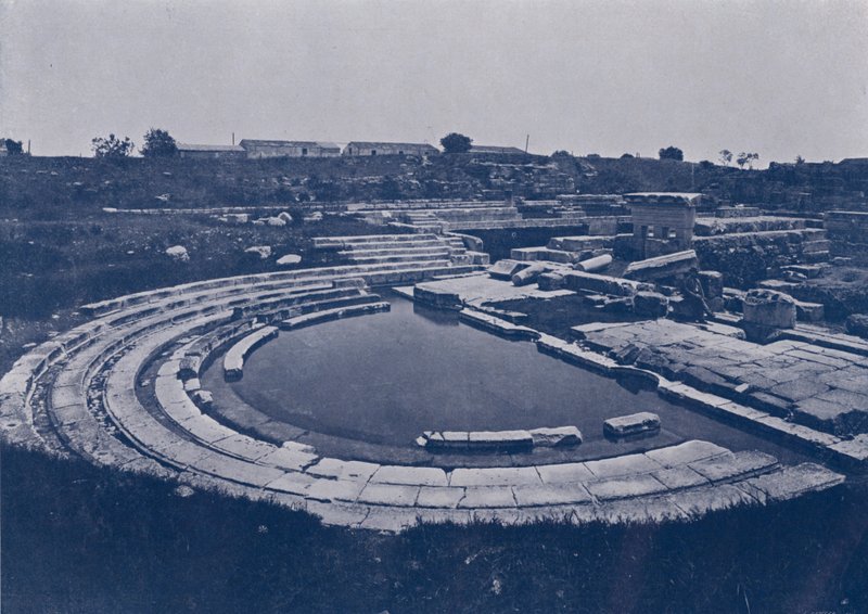 Italy: Syracuse, Ruins of the Graeco-Roman Gymnasium by Italian Photographer