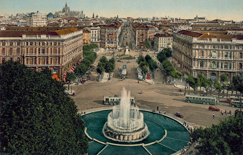 Milan: Panorama from the Castle by Italian Photographer