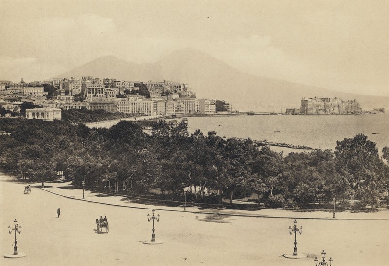 Naples: Panorama Seen from Mergellina by Italian Photographer