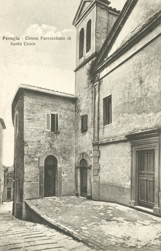 Perugia: Parish Church of Santa Croce by Italian Photographer