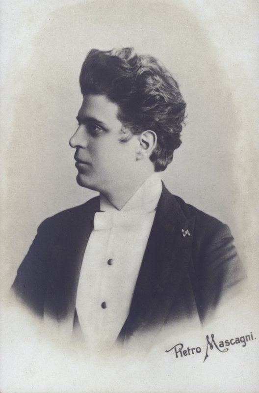 Pietro Mascagni, Italian composer of the opera Cavalleria Rusticana by Italian Photographer