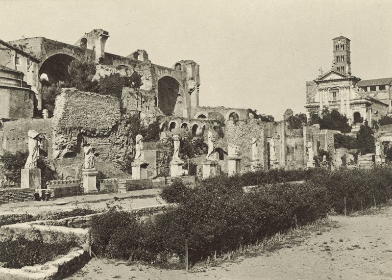 Roman Forum, Basilica of Constantine, Temple of Romulus and House of the Vestal Virgins by Italian Photographer