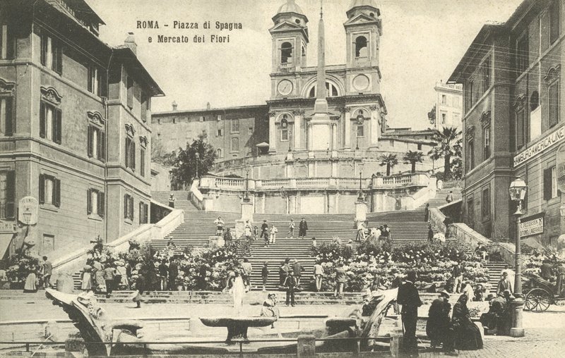 Rome, Italy, Piazza Di Spagna by Italian Photographer