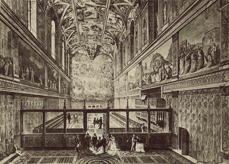 Sistine Chapel built in the 15th century, by Giovanni de Dolci by Italian Photographer