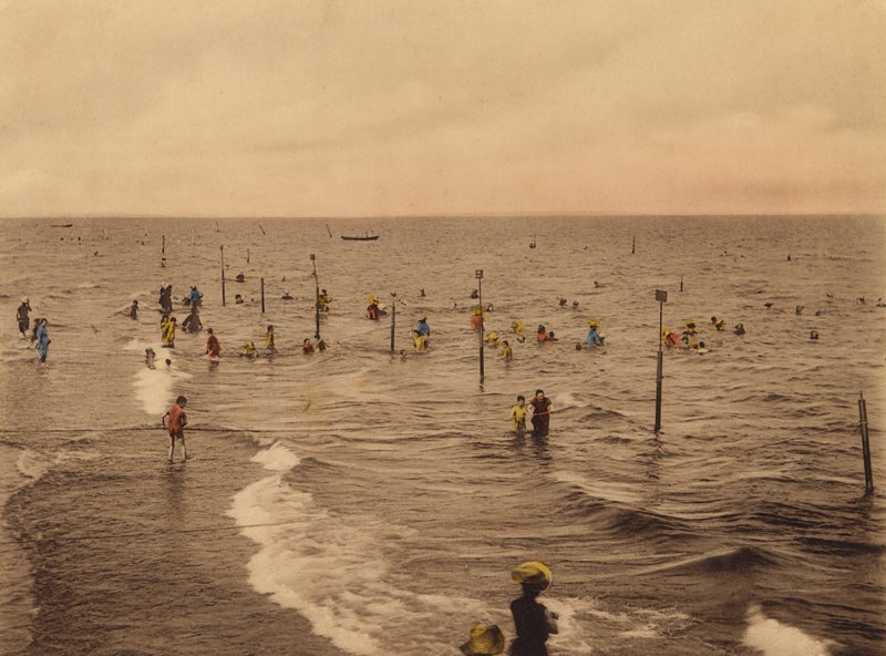 Venice: Lido, Sea Baths by Italian Photographer