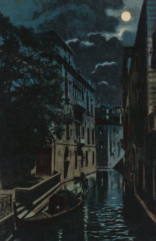 Back Canal, Venice by Italian School