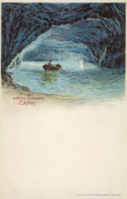 Blue Grotto, Capri by Italian School