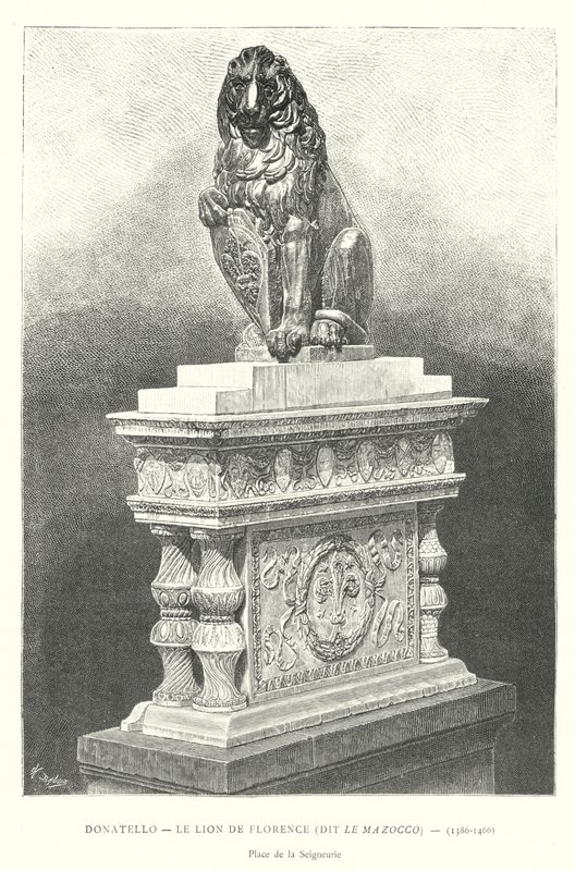 Donatello, The Lion of Florence, called The Mazocco by Italian School