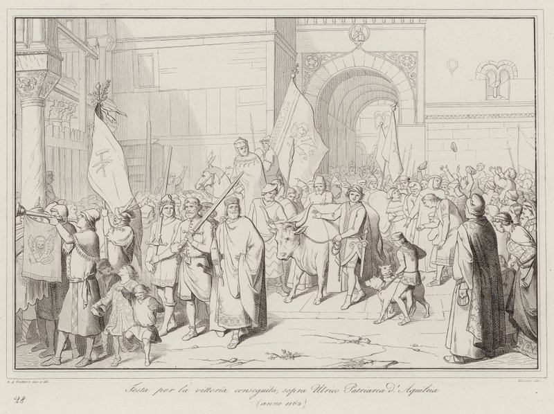 Celebration for the Victory over Ulrico, Patriarch of Aquileia by Italian School