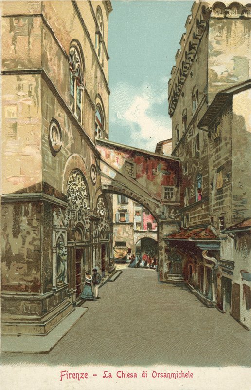 Florence, Italy, The Church of Orsanmichele by Italian School
