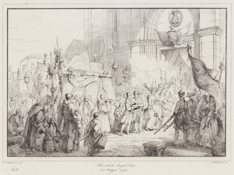 Funeral of Angelo Emo by Italian School