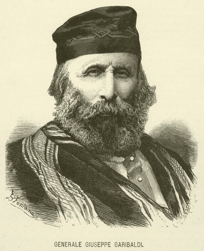 General Giuseppe Garibaldi by Italian School