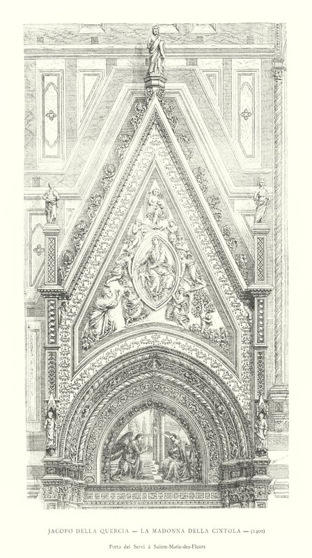 The Madonna of the Belt by Italian School