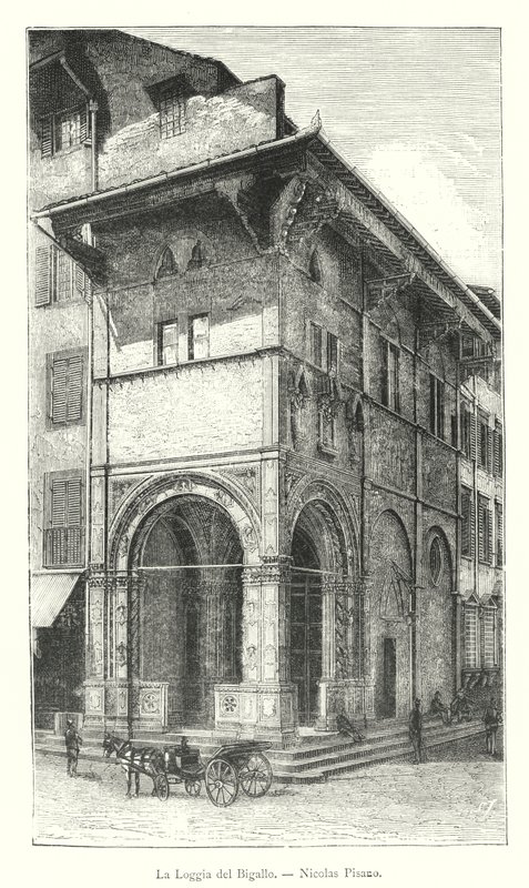 La Loggia del Bigallo, Nicolas Pisano by Italian School
