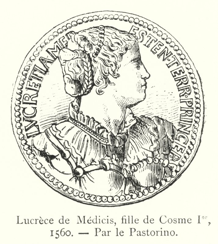 Lucrece de Medicis, daughter of Cosimo I by Italian School