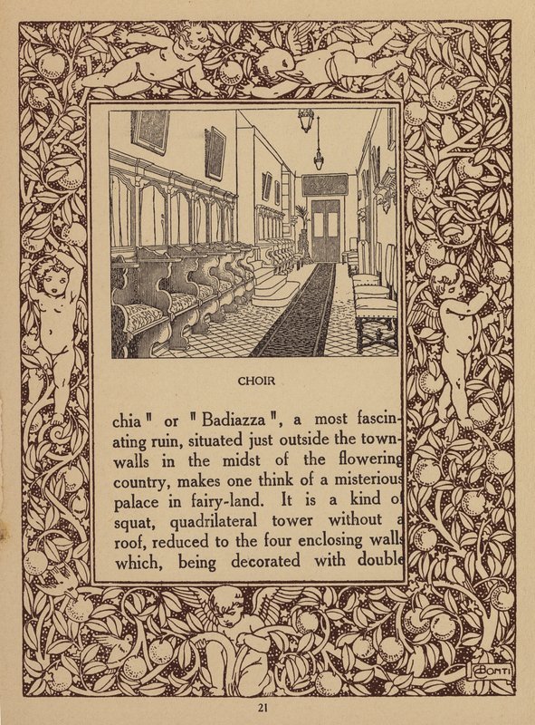 Page from Brochure for San Domenico Palace Hotel, Taormina by Italian School
