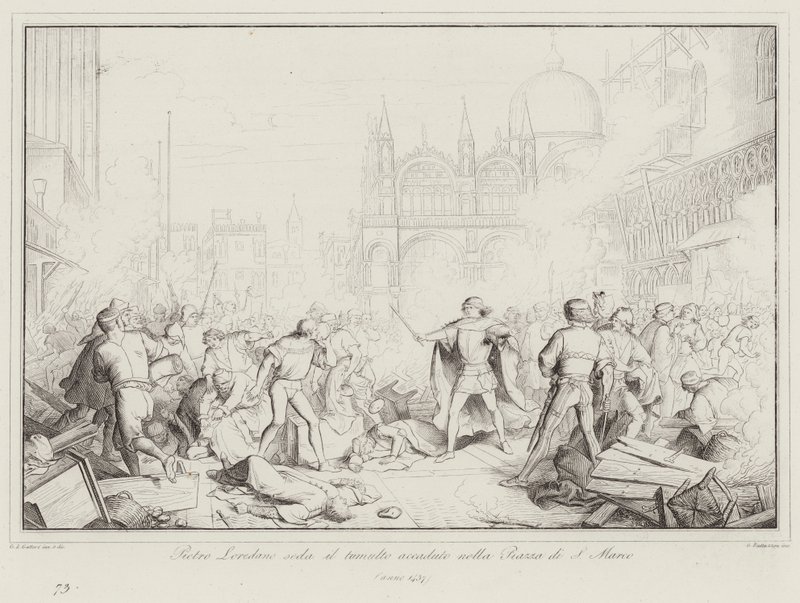 Pietro Loredano Quells the Riot in St. Mark