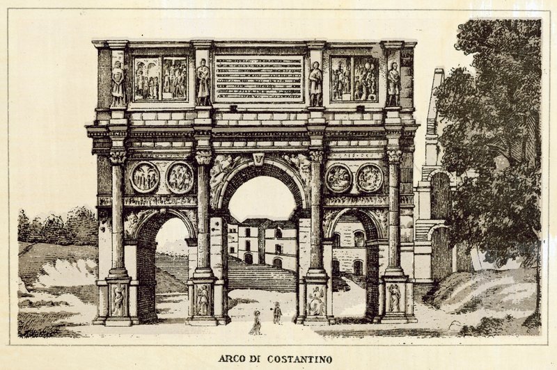 Rome: Arch of Constantine by Italian School