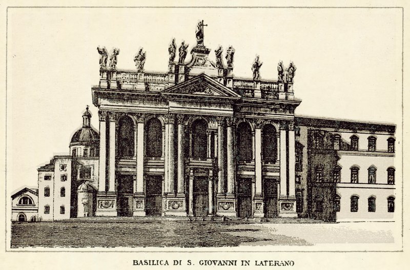Rome: Basilica of St. John Lateran by Italian School