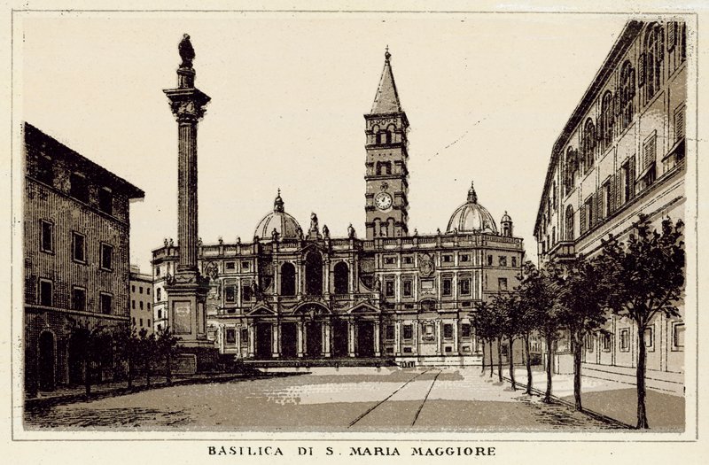 Rome: Basilica of St. Mary Major by Italian School