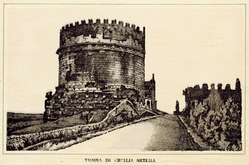 Rome: Tomb of Cecilia Metella by Italian School