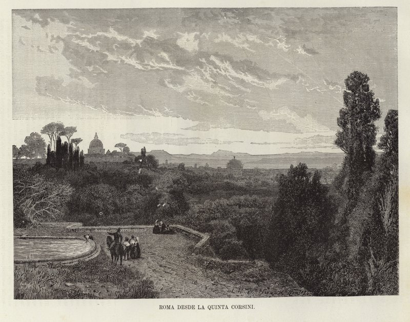 Rome from the Fifth Corsini by Italian School
