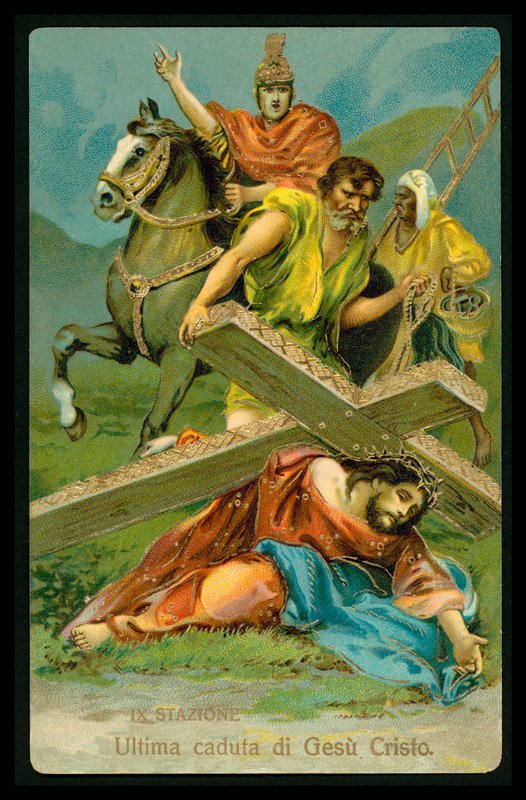 The Stations of the Cross (from a set of 14) by Italian School