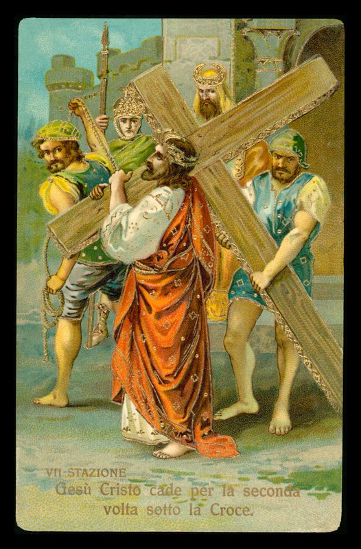 The Stations of the Cross (from a set of 14) by Italian School