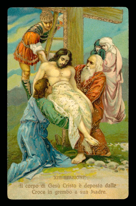 The Stations of the Cross (from a set of 14) by Italian School